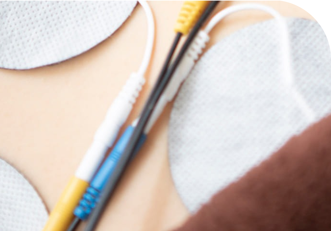 施術を受けている様子