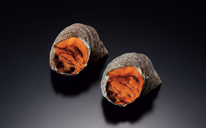 炙りウニ国産サザエ